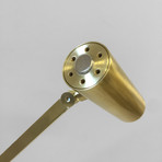 Crane LED Desk Lamp (Brushed Gold)