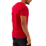 V-Neck // Crimson (L)