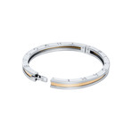 Bulgari 18k Yellow Gold + Stainless Steel Bracelet // Pre-Owned