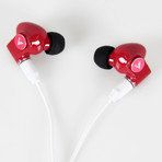 FS-HAL1 In-Ear Monitors // 3.5mm Connector (Red)