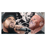 Yo Dre, I Got Something To Say // Ice Cube + Dr. Dre (36"W x 18"H x 0.625"D)