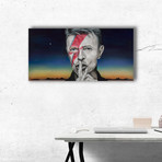 Look Out Your Window I Can See His Light // David Bowie (36"W x 18"H x 0.625"D)