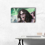 And It Started With A Little Kiss… Like This // Steven Tyler (30"W x 18"H x 0.625"D)