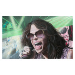 And It Started With A Little Kiss… Like This // Steven Tyler (30"W x 18"H x 0.625"D)