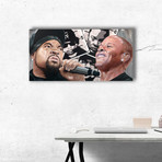 Yo Dre, I Got Something To Say // Ice Cube + Dr. Dre (36"W x 18"H x 0.625"D)