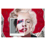 Something Beautiful, Something Free // Marilyn Monroe + Marilyn Manson (27"W x 18"H x 0.625"D)