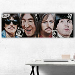 I Get High With A Little Help From My Friends // The Beatles (54"W x 18"H x 0.625"D)