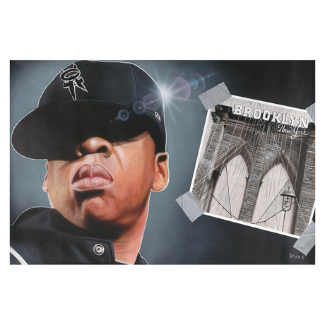 From Marcy To Madison Square // Jay-Z (27"W x 18"H x 0.625"D)