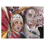 We Had It With Your Discipline // Elton John (24"W x 18"H x 0.625"D)