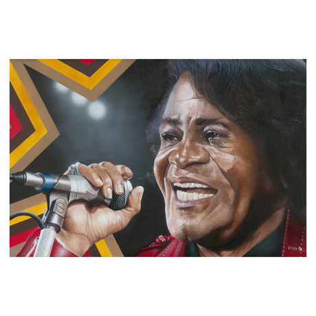 I Got Soul, I'm Super Bad // James Brown (27"W x 18"H x 0.625"D)