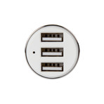 ChargeHub V3 // 3-Port USB Car Charger (Black)