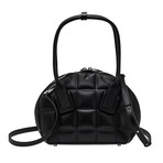 Bottega Veneta // Women's Swoop Top Handle Bag // Black