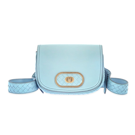 Bottega Veneta // Women's Prato De La Valle Shoulder Bag // Sky Blue