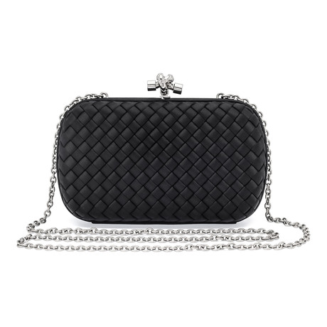Bottega Veneta // Women's Chain Knot Bag // Black