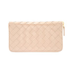 Bottega Veneta // Women's Zip Around Wallet // Nude