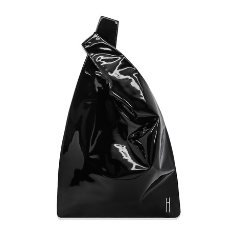 Hayward // Women's "Shopper" Patent Leather Tote Bag // Black