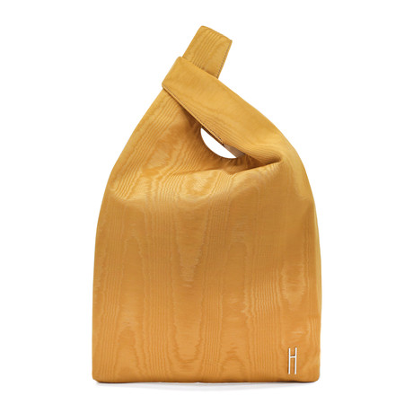 Hayward // Women's "Shopper" Moire Tote Bag // Chartreuse