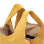 Hayward // Women's "Shopper" Moire Tote Bag // Chartreuse