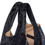 Hayward // Women's "Shopper" Crushed Velvet Tote Bag (Ember)