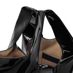 Hayward // Women's "Shopper" Patent Leather Tote Bag // Black