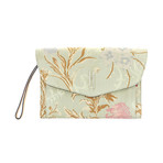 Hayward // Women's "Bobby Clutch" Jacquard Clutch // Sage