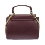 Versace Collection // Women's Saffiano Shoulder Bag // Bordeaux