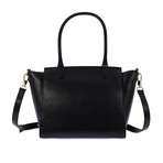 Versace Collection // Women's Saffiano Top Handle Satchel // Black