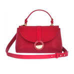 Versace Collection // Women's Top Handle Satchel // Red