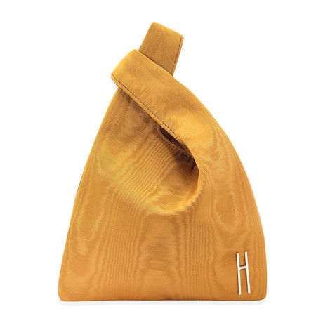 Hayward // Women's "Mini Shopper" Moire Tote Bag (Tangerine)