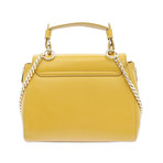 Versace Collection // Women's Pebble Leather Shoulder Bag // Yellow