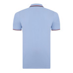Alfie Short-Sleeve Polo Shirt // Blue (S)