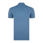 Declan Short-Sleeve Polo Shirt // Indigo (L)
