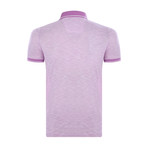 Anthony Short-Sleeve Polo Shirt // Purple (M)