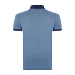 Kennedy Short-Sleeve Polo Shirt // Indigo (XS)