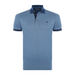 Kennedy Short-Sleeve Polo Shirt // Indigo (XL)