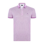 Anthony Short-Sleeve Polo Shirt // Purple (M)