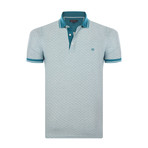 Ernest Short-Sleeve Polo Shirt // White + Green (2XL)