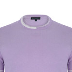 Larry Neck Knitwear T-Shirt // Lilac (3XL)