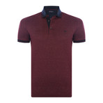 Cleo Short-Sleeve Polo Shirt // Bordeaux (2XL)