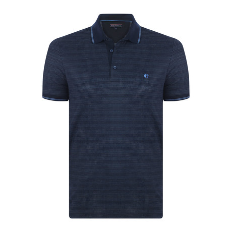 Bruce Short-Sleeve Polo Shirt // Navy (XS)
