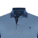 Kennedy Short-Sleeve Polo Shirt // Indigo (L)