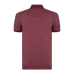 Robin Short Sleeve Polo Shirt // Bordeaux (S)