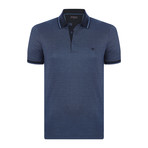 Euan Short-Sleeve Polo Shirt // Navy (L)
