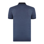 Euan Short-Sleeve Polo Shirt // Navy (L)