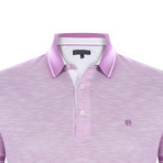 Anthony Short-Sleeve Polo Shirt // Purple (S)