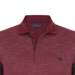 Robin Short Sleeve Polo Shirt // Bordeaux (M)