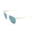 Men's Ray Sunglasses // Petrol + Matte Crystal (Matte Petrol, Crystal)