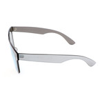 Men's Duo Class Sunglasses // Silver + Brown (Silver, Brown)