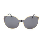 Unisex Lenz Lucia Sunglasses // Gold + Black (Gold, Black)