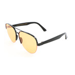 Men's Air Dazed Sunglasses // Black + Orange